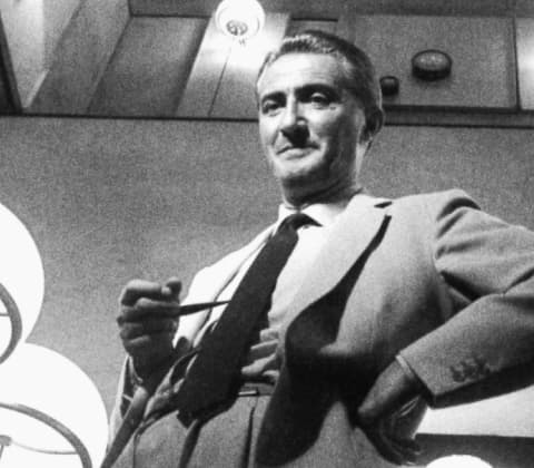 A portrait of Gino Sarfatti